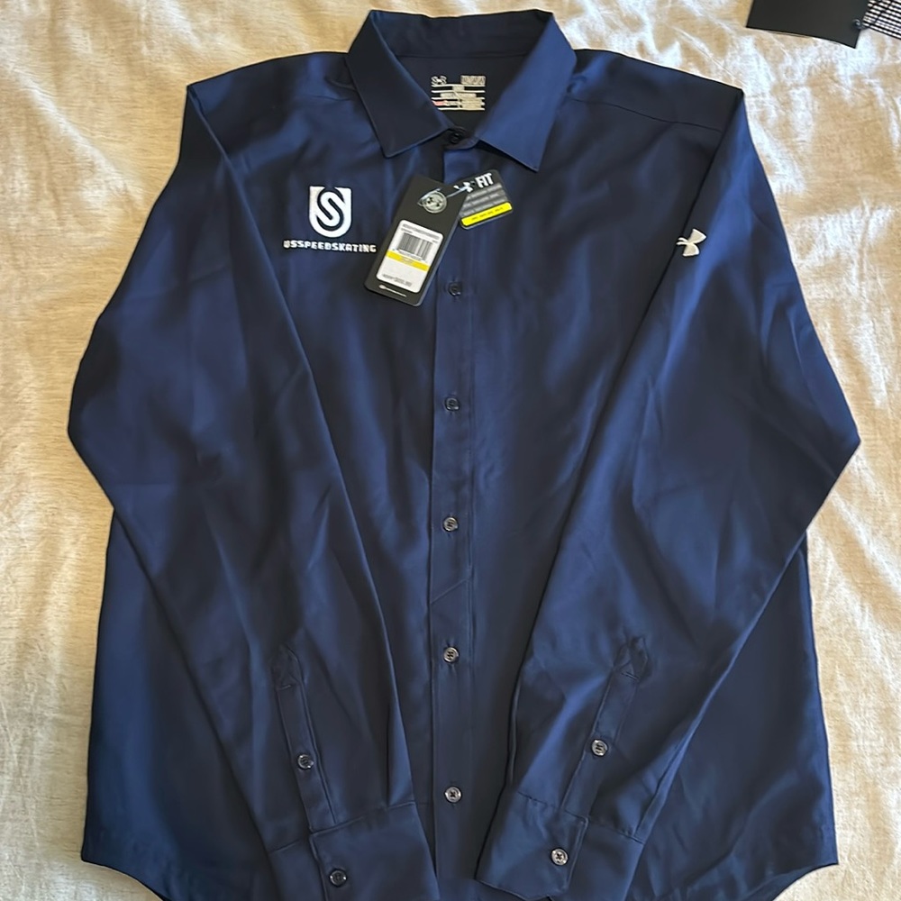 Underarmour US Speedskating LS Polo